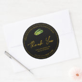 Étiquette de Merci simple à la courgette maison (Enveloppe)
