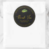 Étiquette de Merci simple à la courgette maison (Sac)