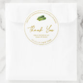 Étiquette de Merci simple à la courgette maison (Sac)