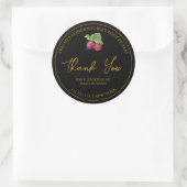 Étiquette de Merci simple à la racine de betterave (Sac)
