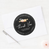 Étiquette de Merci simple fait maison (Enveloppe)