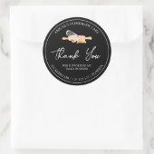 Étiquette de Merci simple fait maison (Sac)