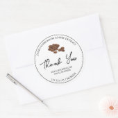 Étiquette de Merci simple fait maison (Enveloppe)