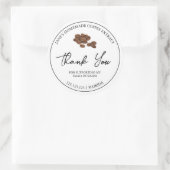 Étiquette de Merci simple fait maison (Sac)