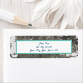 Étiquette de messagerie Cherry Blossoms (En situation)