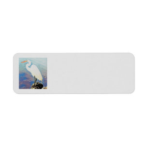 Étiquette de messagerie de beauté côtière