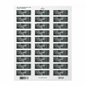 Étiquette de messagerie du loup mexicain (Feuille entière)