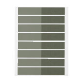 Étiquette de messagerie moderne Moss Green - Perso (Feuille)