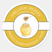 Étiquette de miel bio (Devant)