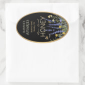 Étiquette de miel cru local de fleurs sauvages Abe (Sac)