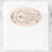 Étiquette de miel de Queenline 16/32oz abeille de  (Sac)