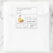 Étiquette de miel infusé à la fraise d'Apothecary (Sac)