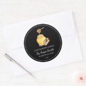 Étiquette de miel infusé au gingembre simple (Enveloppe)