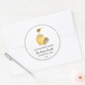 Étiquette de miel infusé au gingembre simple (Enveloppe)