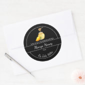 Étiquette de miel infusé au mangue fait maison sim (Enveloppe)