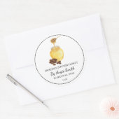 Étiquette de miel infusé de café Espresso simple (Enveloppe)