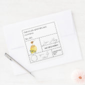 Étiquette de miel infusé de citron d'apothecaire (Enveloppe)