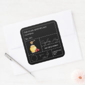 Étiquette de miel infusé de framboise apothecaire (Enveloppe)