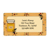 Étiquette de miel personnalisé (Devant)