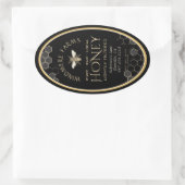 Étiquette de miel Queenline 16/32oz Abeille de mie (Sac)