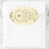 Étiquette de miel Queenline 16/32oz Abeille de mie (Sac)