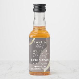 Étiquette de mini bouteille de whisky - Étiquette