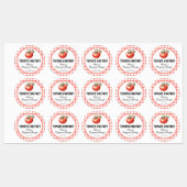 Étiquette de mise en conserve de chutney de tomate (Feuille)