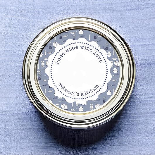 Étiquette de mise en conserve de confiture rétro |
