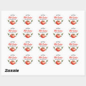 Étiquette de mise en conserve de salsa chaude mais (Feuille)