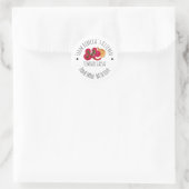 Étiquette de mise en conserve de salsa maison pers (Sac)