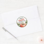 Étiquette de mise en conserve de sauce tomate pers (Enveloppe)