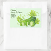 Étiquette de mise en conserve Pickles Design (Sac)