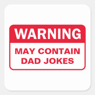 Étiquette de mise en garde de papa