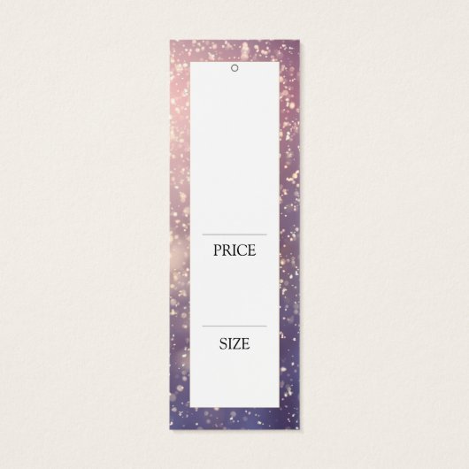 Étiquette de mode Chic Hanging Afficher le prix (Dos)