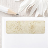 Étiquette de Modèle papier antique (En situation)