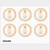 Étiquette de muffins à la citrouille faits maison (Feuille)