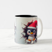 Étiquette de mug de Noël (Devant droit)