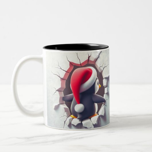 Étiquette de mug de Noël (Gauche)