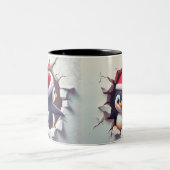 Étiquette de mug de Noël (Centre)