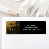 Étiquette de musique tambour (En situation)