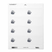 Étiquette de navire nautique (Feuille entière)