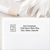 Étiquette de nettoyage de basse coloré (En situation)