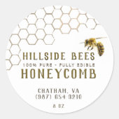 Étiquette de nid d'abeille (Devant)