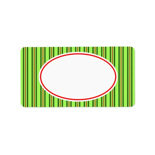 Étiquette de Noël (Devant)