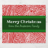 Étiquette de Noël (Étiquettes simples)