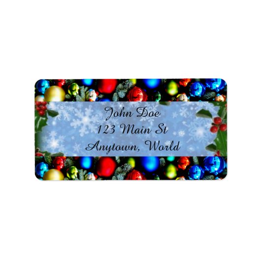 Étiquette de Noël (Devant)