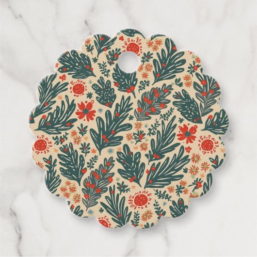 étiquette de Noël (Devant)