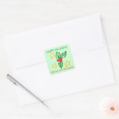 Étiquette De Noël À De Xmas Holly Doodle (Enveloppe)