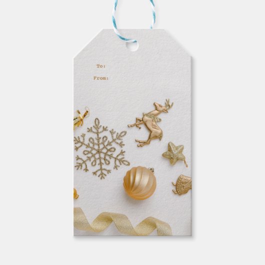 Étiquette de Noël Cadeau (Devant)