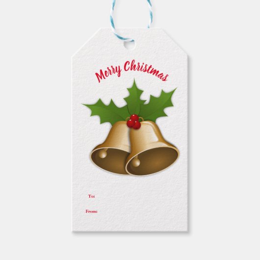 Étiquette de Noël Cadeau (Devant)